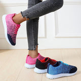 Plus Size Mesh Fabric Sneakers Flat Heel Women's Shoes