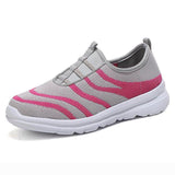 Comfy Flat Heel Slip-On Sneakers Plus Size Shoes