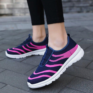 Comfy Flat Heel Slip-On Sneakers Plus Size Shoes